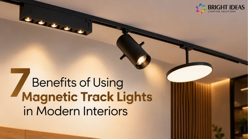 7 Benefits of Using Magnetic Track Lights in Modern Interiors