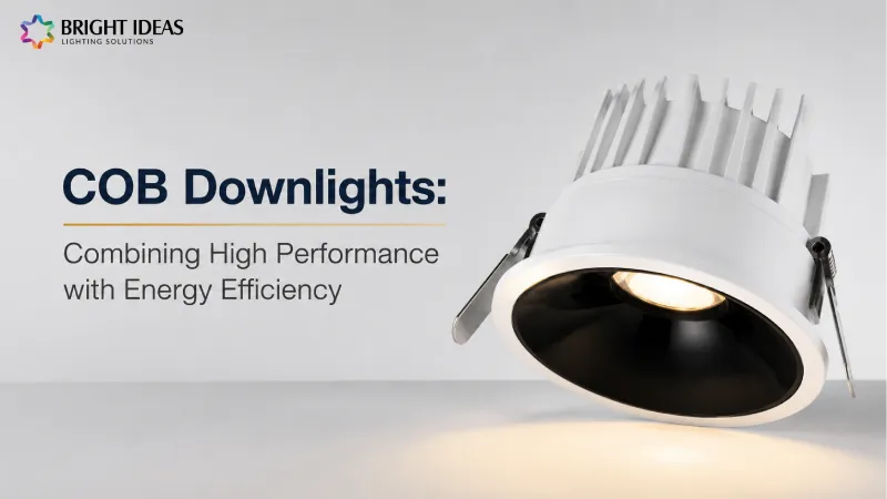COB Downlights: Combining High Performance with Energy Efficiency