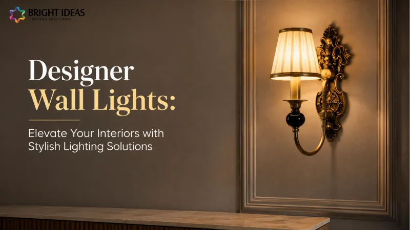 Designer Wall Lights: Elevate Your Interiors with Stylish Lighting Solutions