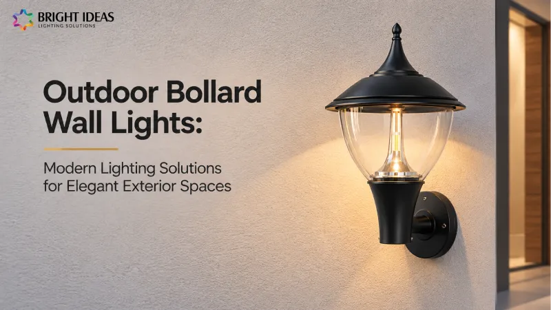 Outdoor Bollard Wall Lights: Modern Lighting Solutions for Elegant Exterior Spaces