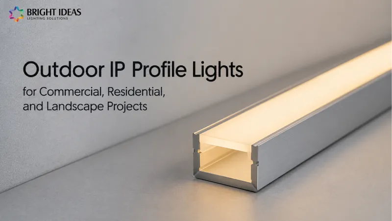 Outdoor IP Profile Lights for Commercial, Residential, and Landscape Projects
