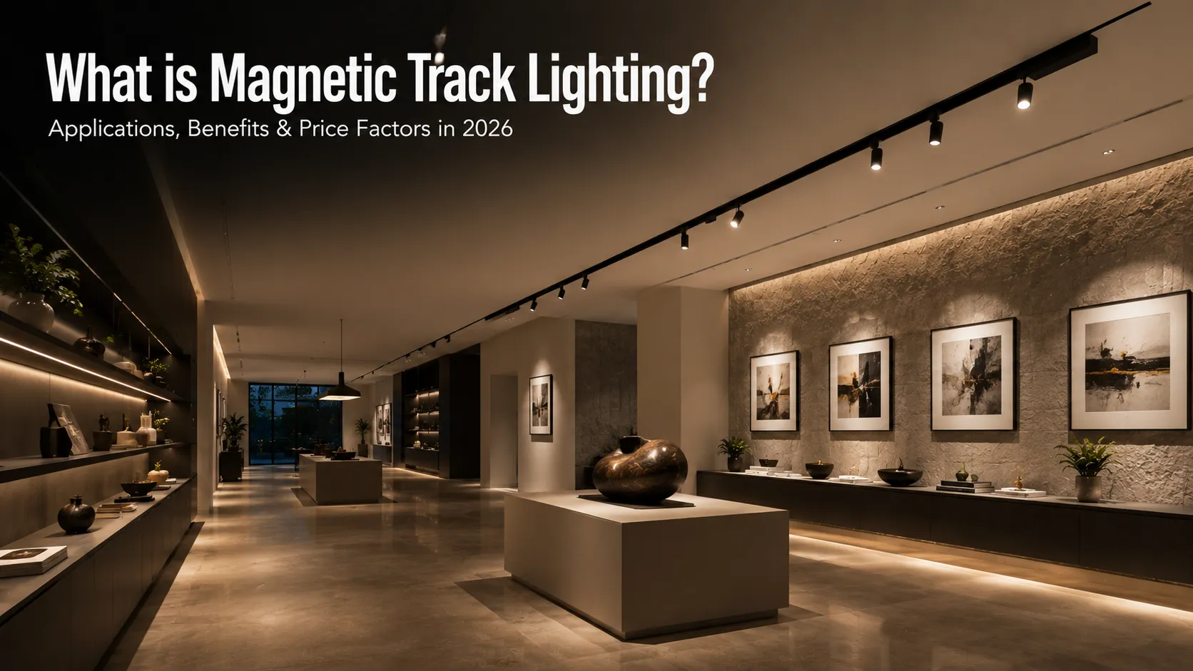 What is magnetic track lighting — applications, benefits and price factors