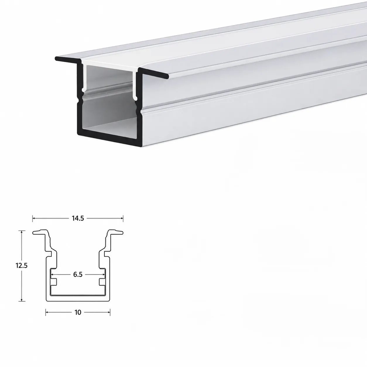 10mm Conceal Profile — architectural LED linear profile
