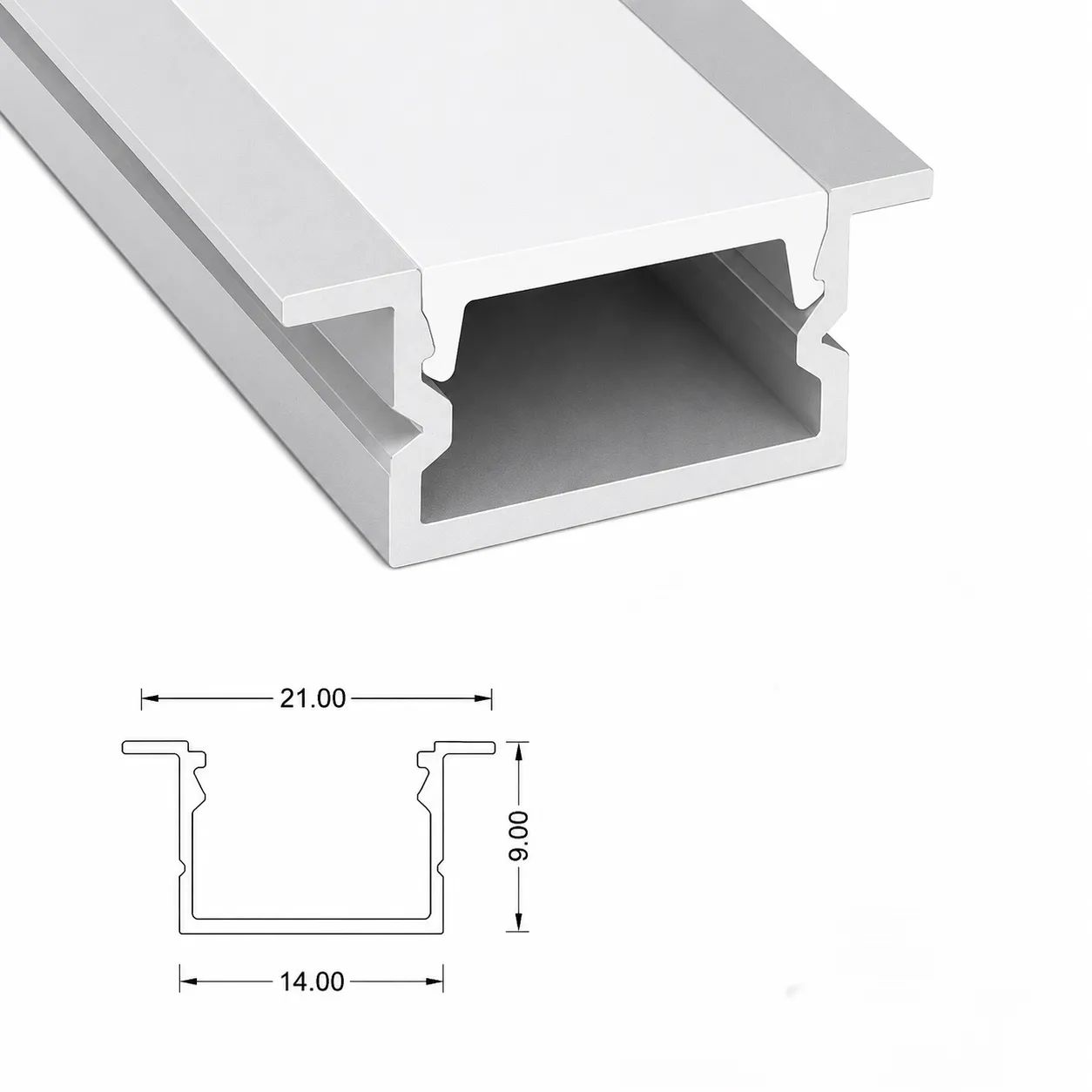 1409 Conceal Profile — architectural LED linear profile
