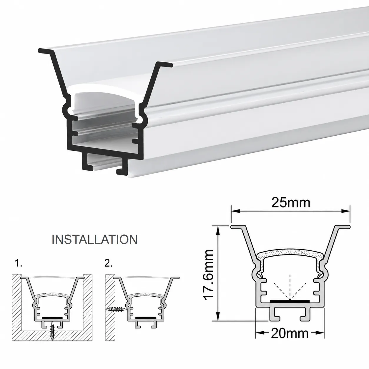 2018 Deep Profile — architectural LED linear profile
