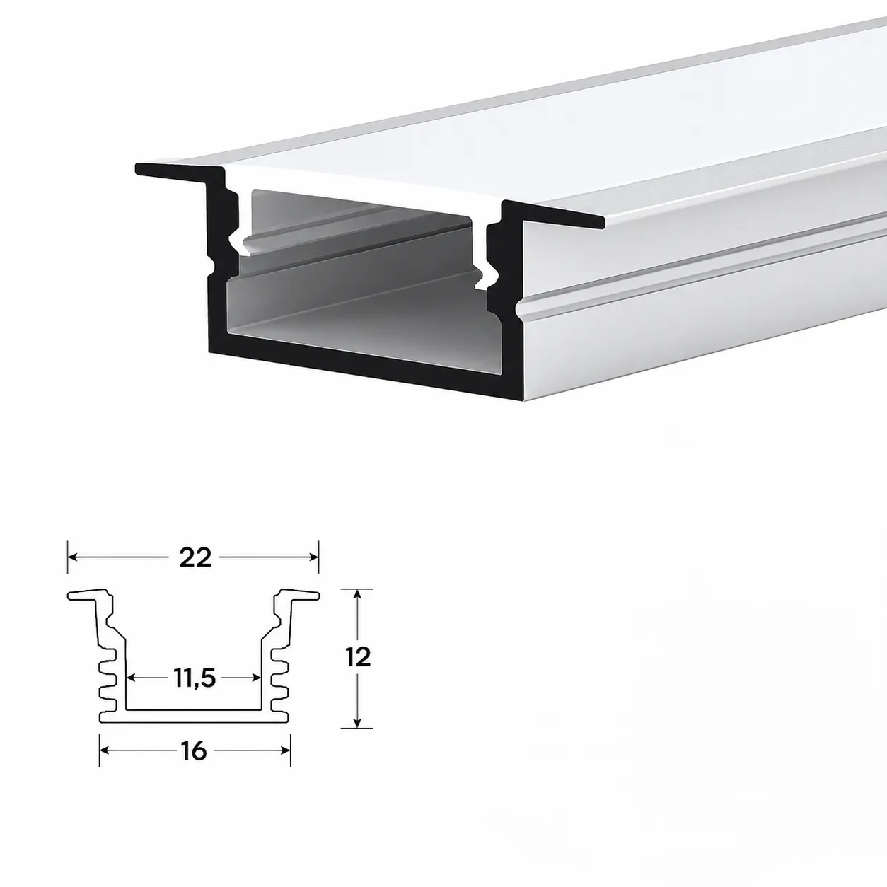 2212 Conceal Profile — architectural LED linear profile