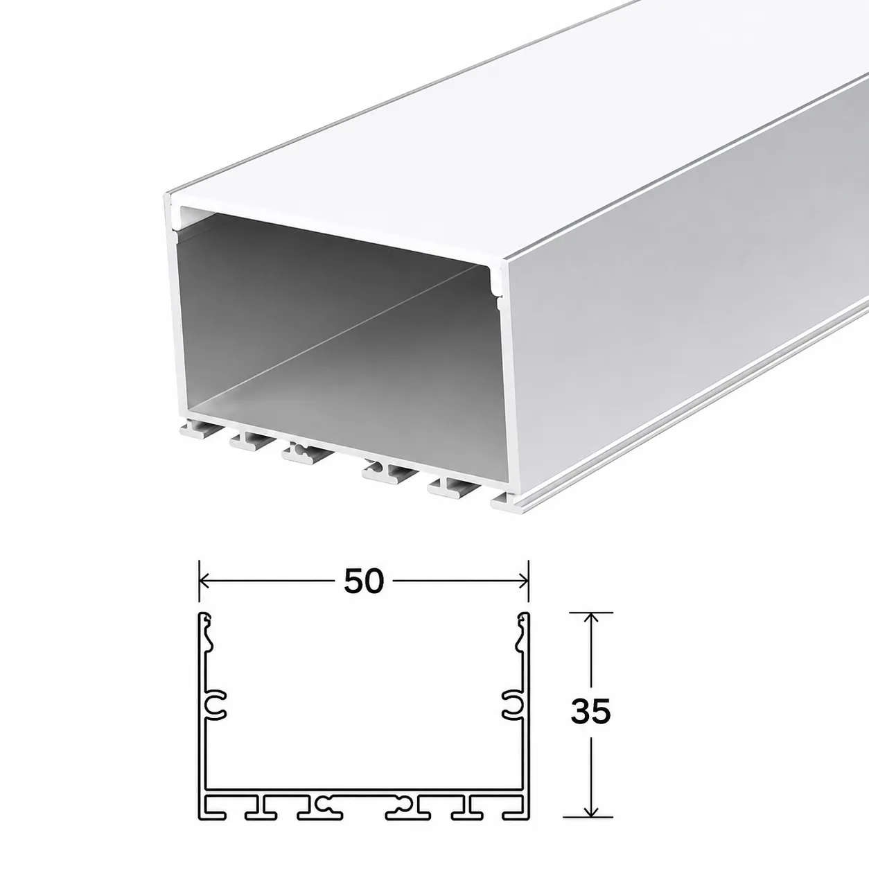5035 Surface Profile — architectural LED linear profile