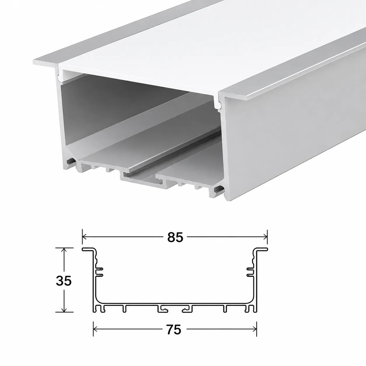 7535 Conceal Profile — architectural LED linear profile