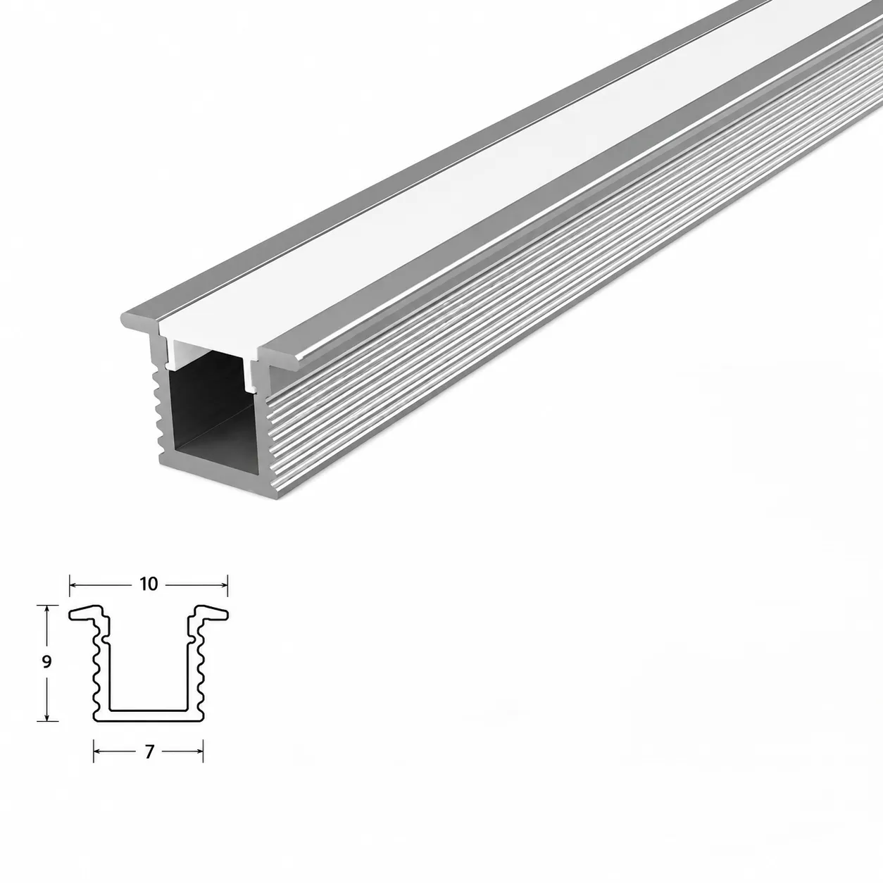 7mm Conceal Profile — architectural LED linear profile