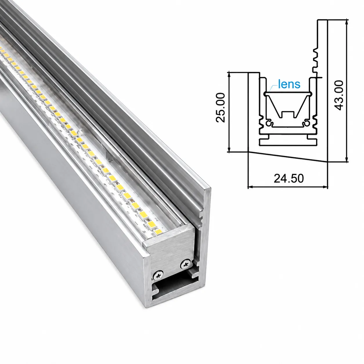 Hybec HLO-6980 — IP Profile Lights