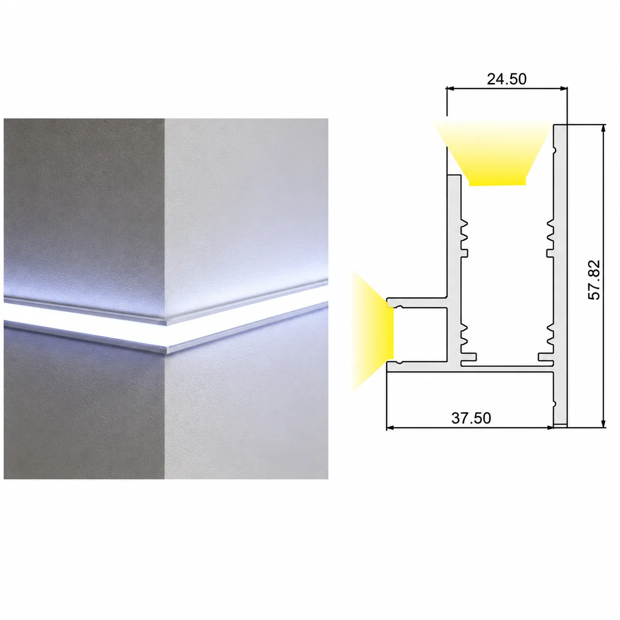 Hybec HLO-6984 — IP Profile Lights