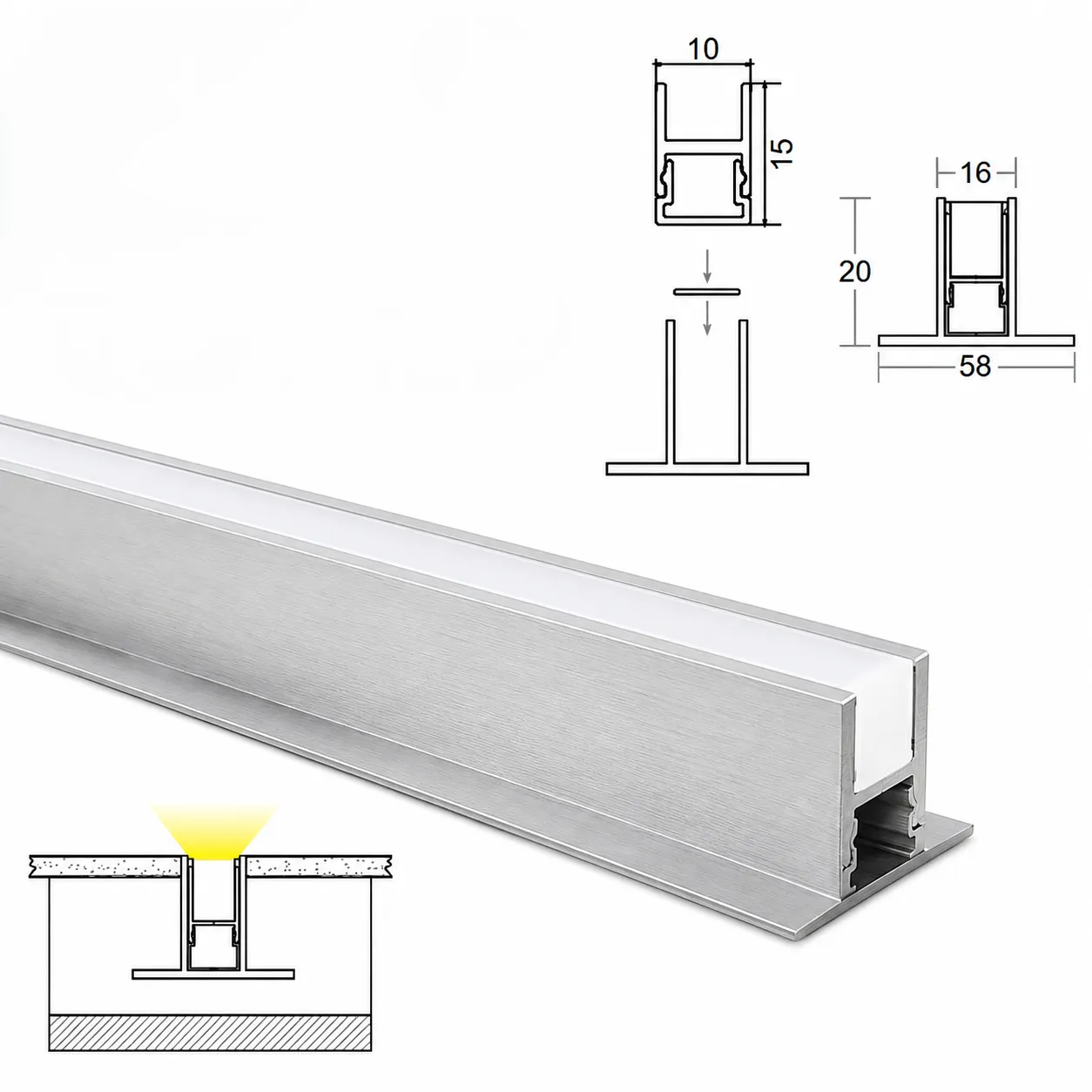 Hybec HLO-6987 — IP Profile Lights