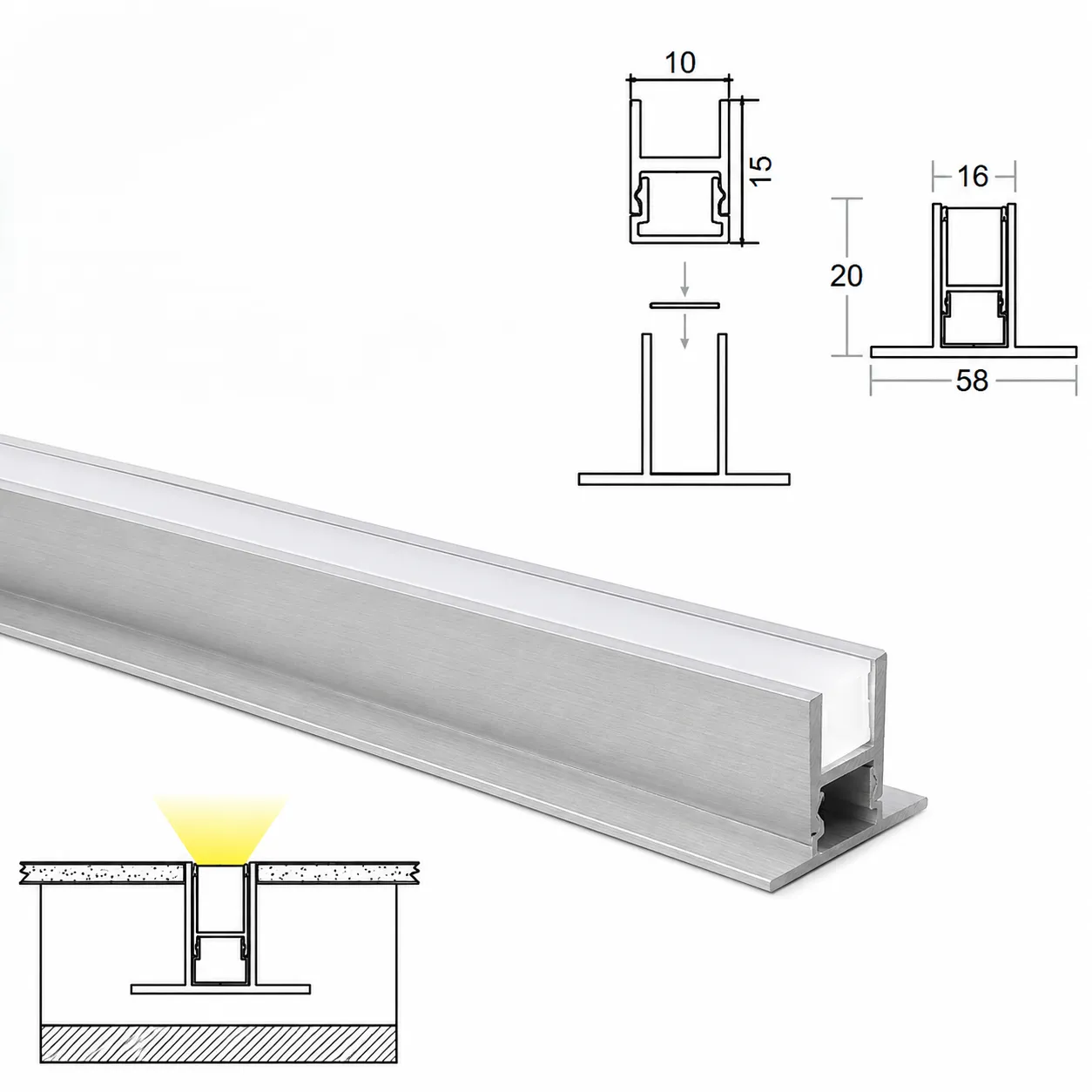 Hybec HLO-6994 — IP Profile Lights