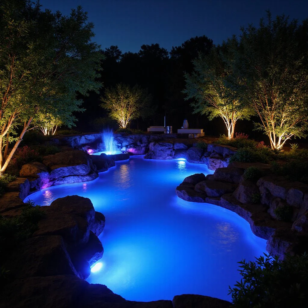 Outdoor Underwater Concealed Lights